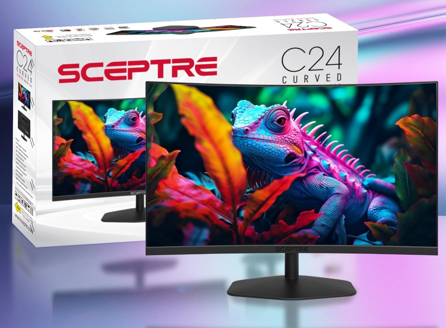 Sceptre C248W-FW100T 24-inch Curved Gaming Monitor