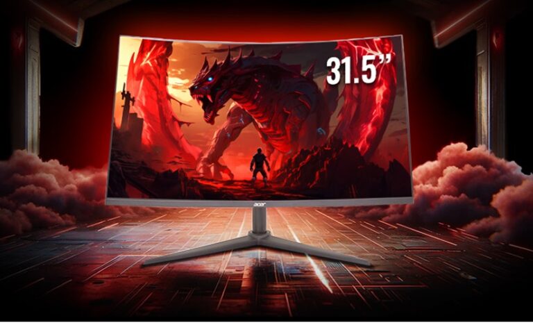 Acer Nitro XZ320QU S3bmiiphx 31.5-Inch Curved Gaming Monitor