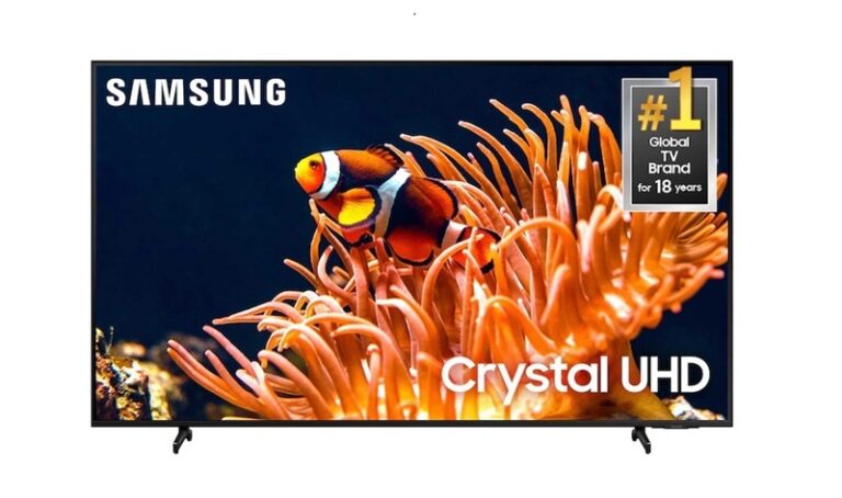 Samsung UN50DU8000 50-Inch Crystal 4K UHD HDR Smart TV (DU8000, 2024 Model)